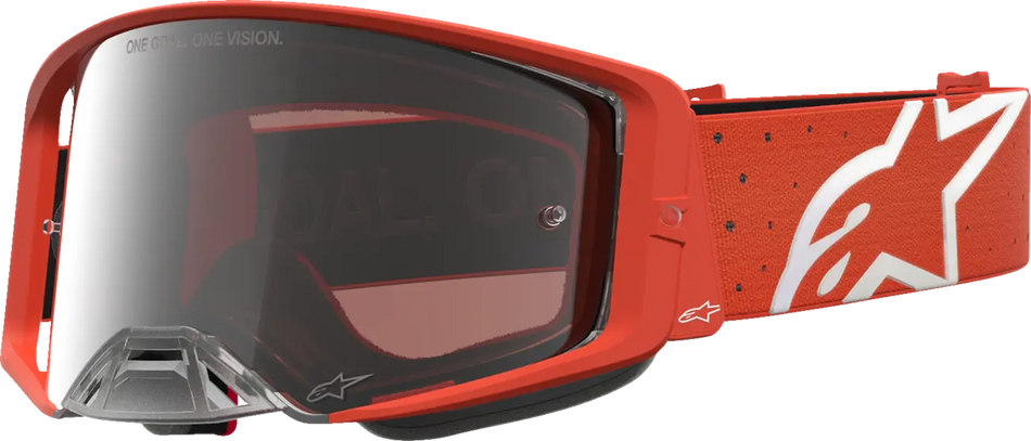Alpinestars Crossbril Youth Vision Vesta Orange Silver Mirror-Silver
