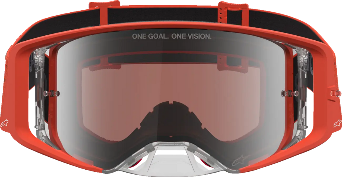 Alpinestars Crossbril Youth Vision Vesta Orange Silver Mirror-Silver