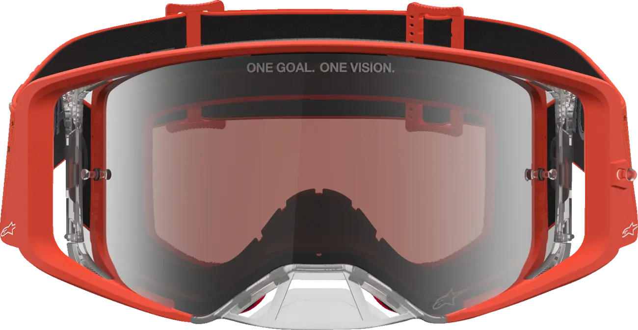 Alpinestars Crossbril Youth Vision Vesta Orange Silver Mirror-Silver