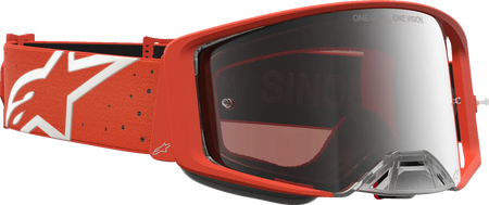 Alpinestars Crossbril Youth Vision Vesta Orange Silver Mirror-Silver