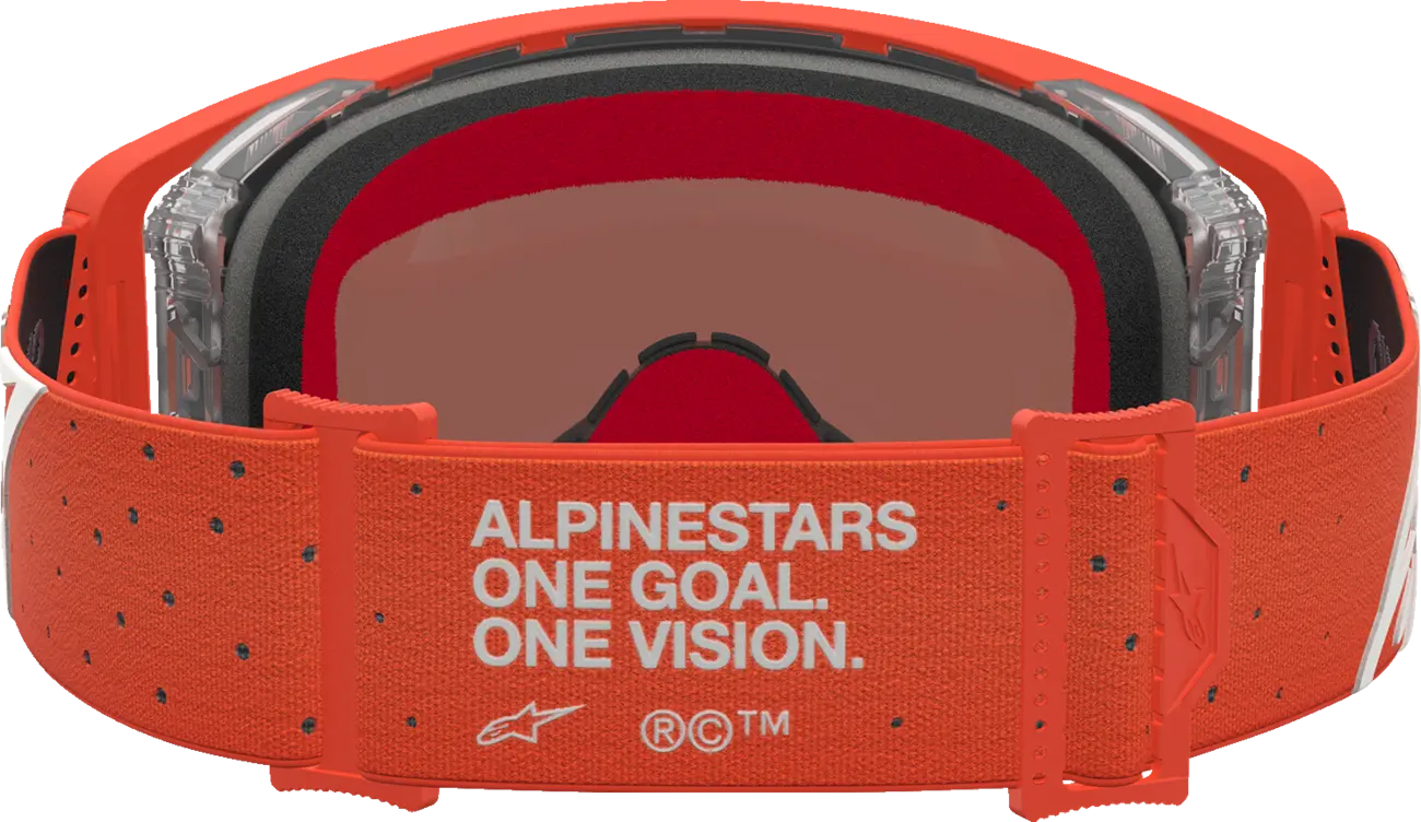 Alpinestars Crossbril Youth Vision Vesta Orange Silver Mirror-Silver