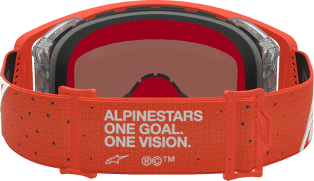 Alpinestars Crossbril Youth Vision Vesta Orange Silver Mirror-Silver