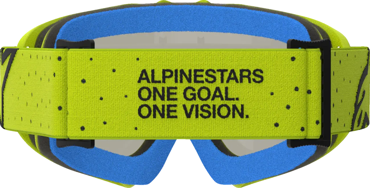 Alpinestars Crossbril Youth Vision Vesta Yellow Fluo Black Mirror-Red