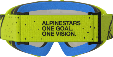 Alpinestars Crossbril Youth Vision Vesta Yellow Fluo Black Mirror-Red