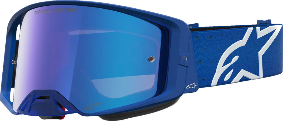 Alpinestars Crossbril Youth Vision Vesta Blithe Blue White Mirror-Blue