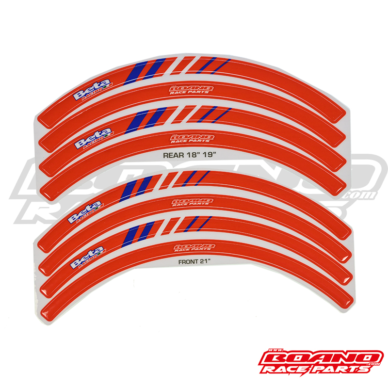 BOANO universele velgstickers, 21/18 inch