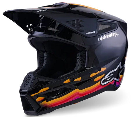 Helm SM3 FORCE Zwart Glans