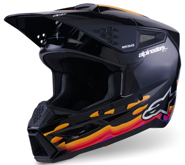Helm SM3 FORCE Zwart Glans