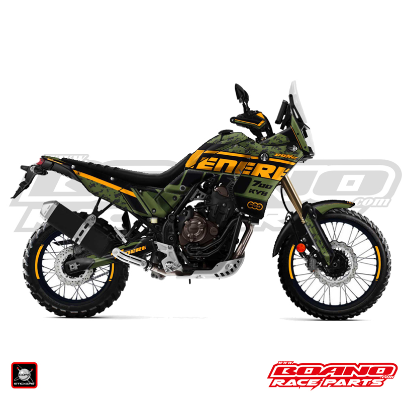 BOANO stickerkit Army - Yamaha Ténéré 700 (2019-2024)