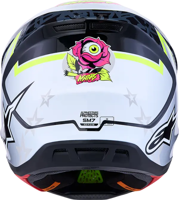 Alpinestars Helm SM7 BLASTER Zwart/Grijs/Fluor Geel