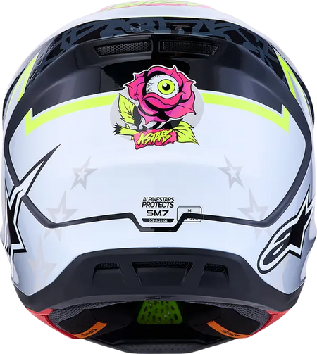 Alpinestars Helm SM7 BLASTER Zwart/Grijs/Fluor Geel