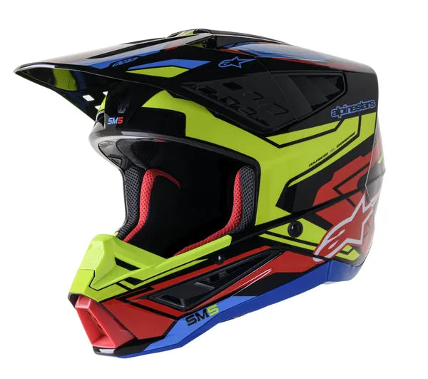Helm SM5 ACT2 Zwart/Geel/Rood