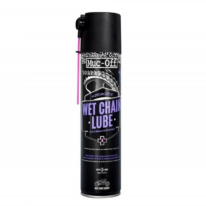 MUC-OFF Wet Chain Lube - Spray 400 ml x12