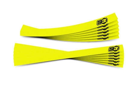FULL WHEEL STICKERS S3 YELLOW FLUOR