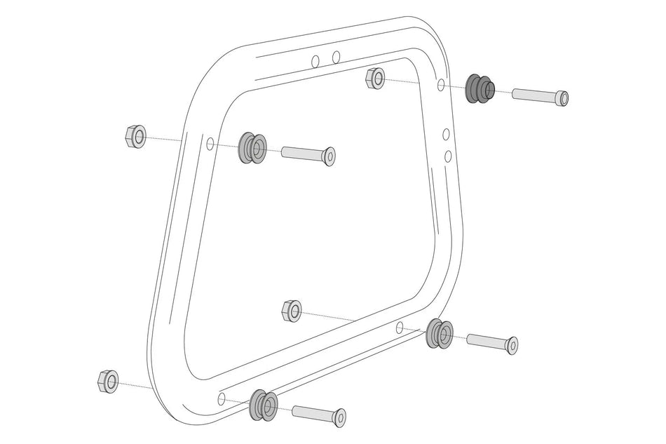 SW-Motech Adapter Kit for Evo Carri