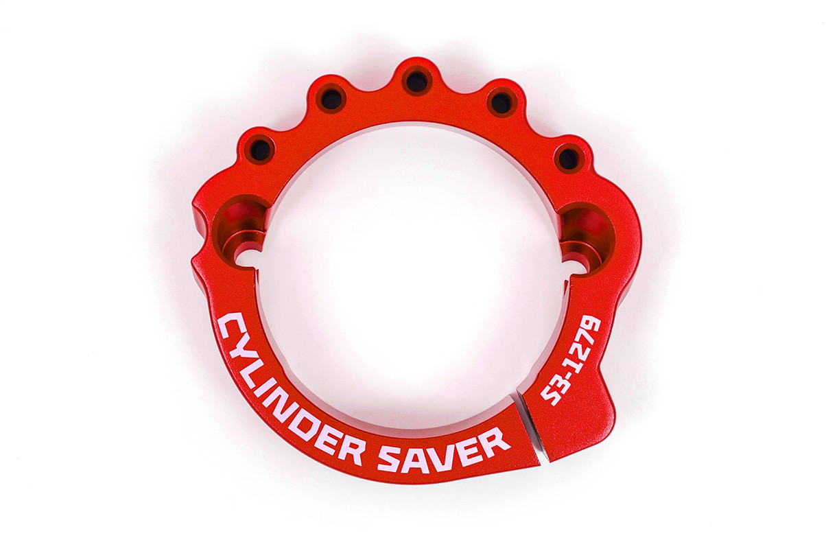 S3 Parts CYLINDER FLANGE SAVER RED