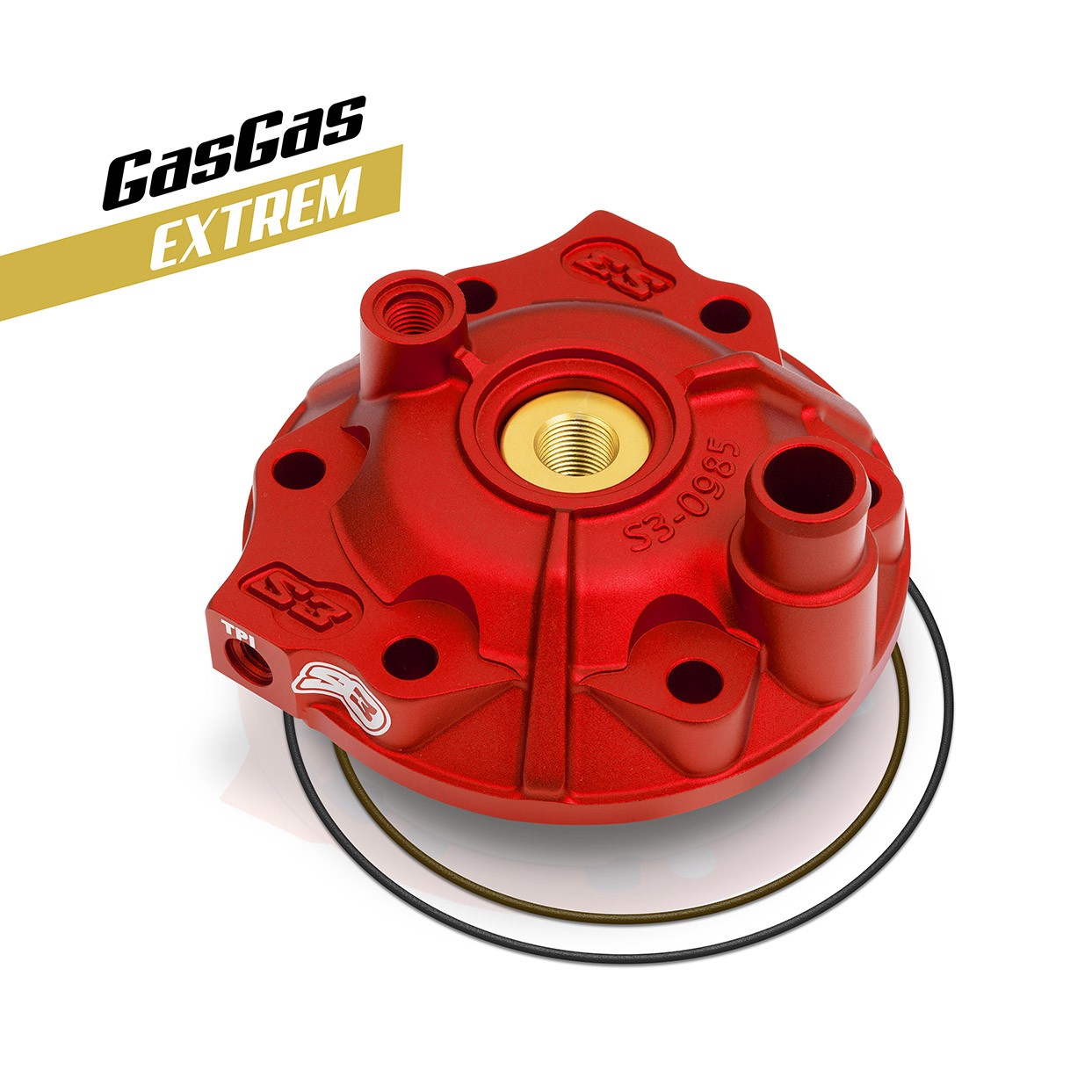 S3 Parts XTREM HEAD GASGAS EC300 TPI 2021 RED