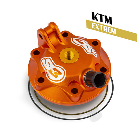 S3 Parts EXTREM HEAD KTM EXC 250 ORANGE