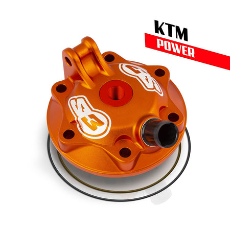 POWER HEAD  KTM EXC 300 ORANGE ->17