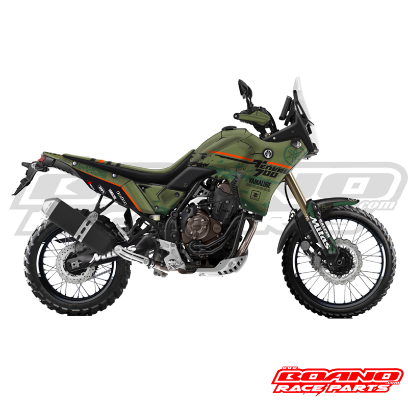 BOANO stickerkit EVO 4 - Yamaha Ténéré 700 (2019-2024)
