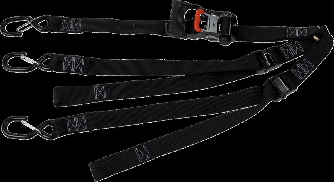 MOOSE Racing spanbanden zwart | Femon Parts