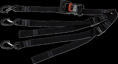 MOOSE Racing spanbanden zwart | Femon Parts