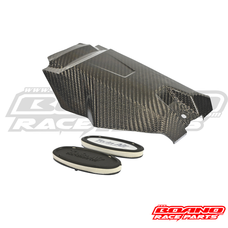 BOANO carbon airboxdeksel met Twin Air inlaat - TM 4T (2022-2026)