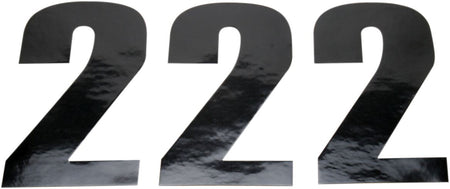 MOOSE Racing number mse #2 4.5 black zwart | Femon Parts