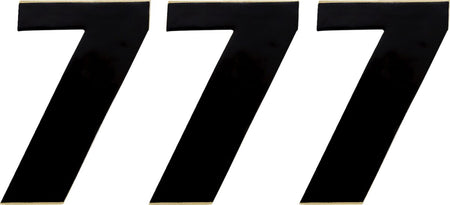 MOOSE Racing number mse #7 4.5 black zwart | Femon Parts