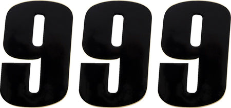 MOOSE Racing number mse #9 4.5 black zwart | Femon Parts