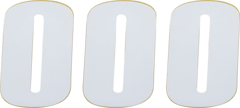MOOSE Racing number mse #0 4.5 white wit | Femon Parts