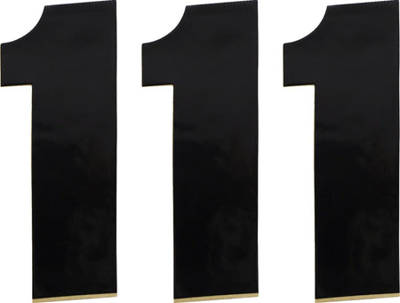 MOOSE Racing number moose #1 6 black zwart | Femon Parts