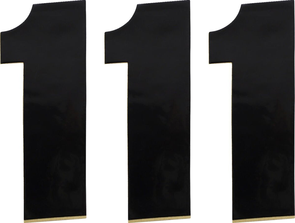 MOOSE Racing number moose #1 6 black zwart | Femon Parts