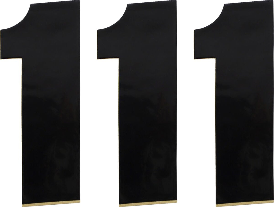 MOOSE Racing number moose #1 6 black zwart | Femon Parts
