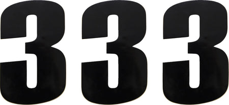 MOOSE Racing number moose #3 6 black zwart | Femon Parts