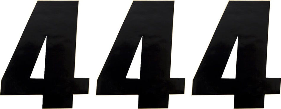 MOOSE Racing number moose #4 6 black zwart | Femon Parts