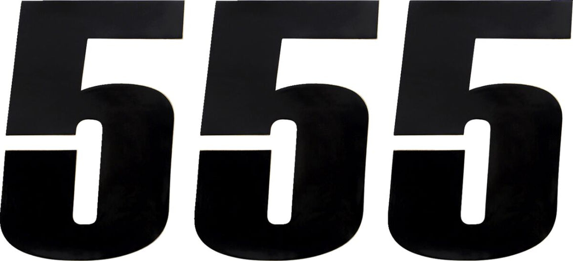 MOOSE Racing number moose #5 6 black zwart | Femon Parts
