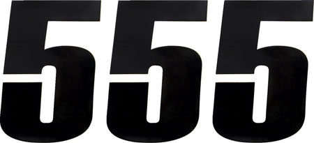 MOOSE Racing number moose #5 6 black zwart | Femon Parts