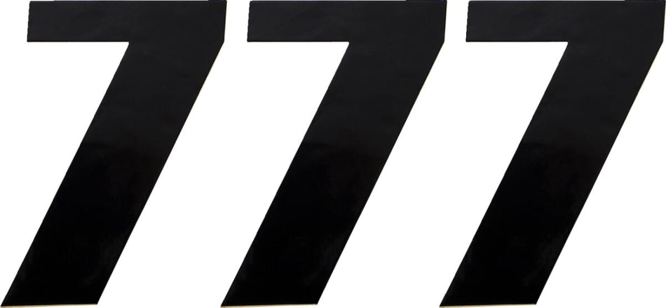 MOOSE Racing number moose #7 6 black zwart | Femon Parts