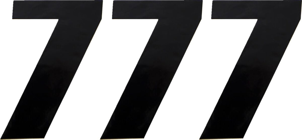 MOOSE Racing number moose #7 6 black zwart | Femon Parts