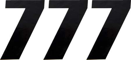 MOOSE Racing number moose #7 6 black zwart | Femon Parts