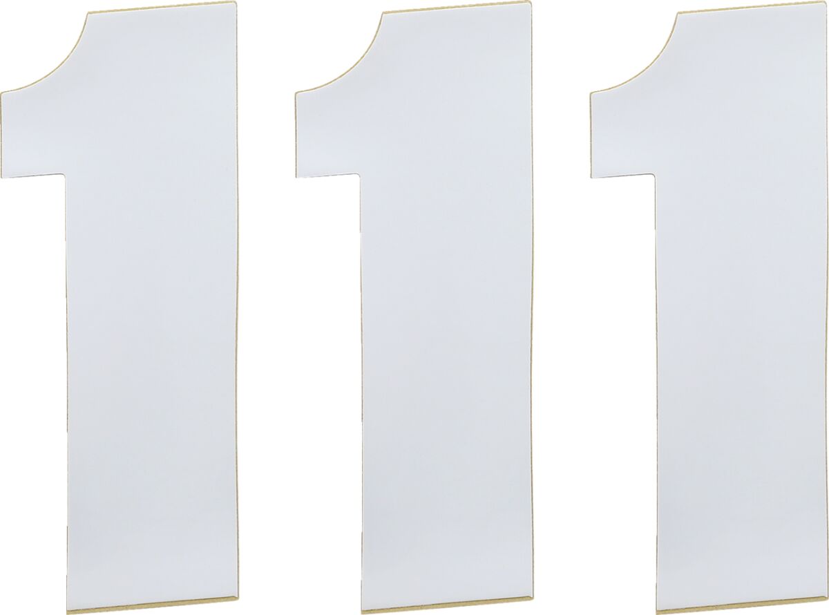 MOOSE Racing number moose #1 6 white wit | Femon Parts