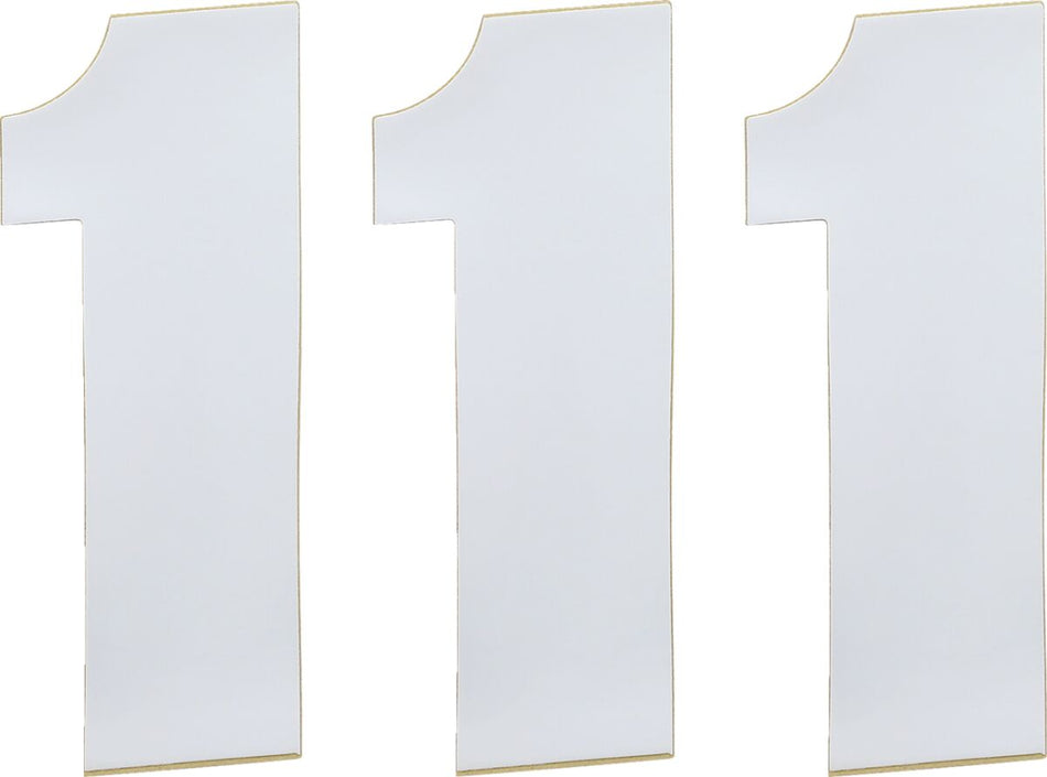 MOOSE Racing number moose #1 6 white wit | Femon Parts