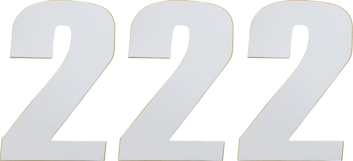 MOOSE Racing number moose #2 6 white wit | Femon Parts