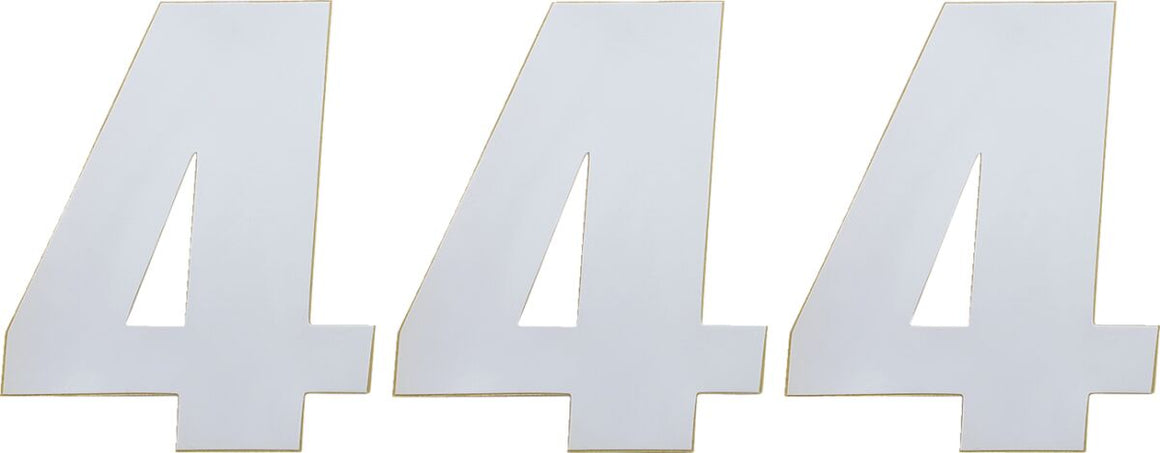 MOOSE Racing number moose #4 6 white wit | Femon Parts