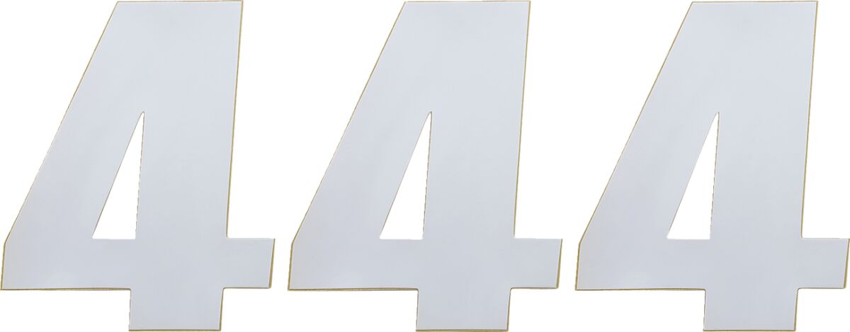 MOOSE Racing number moose #4 6 white wit | Femon Parts