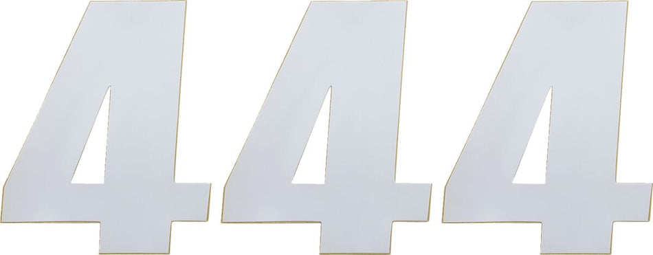 MOOSE Racing number moose #4 6 white wit | Femon Parts