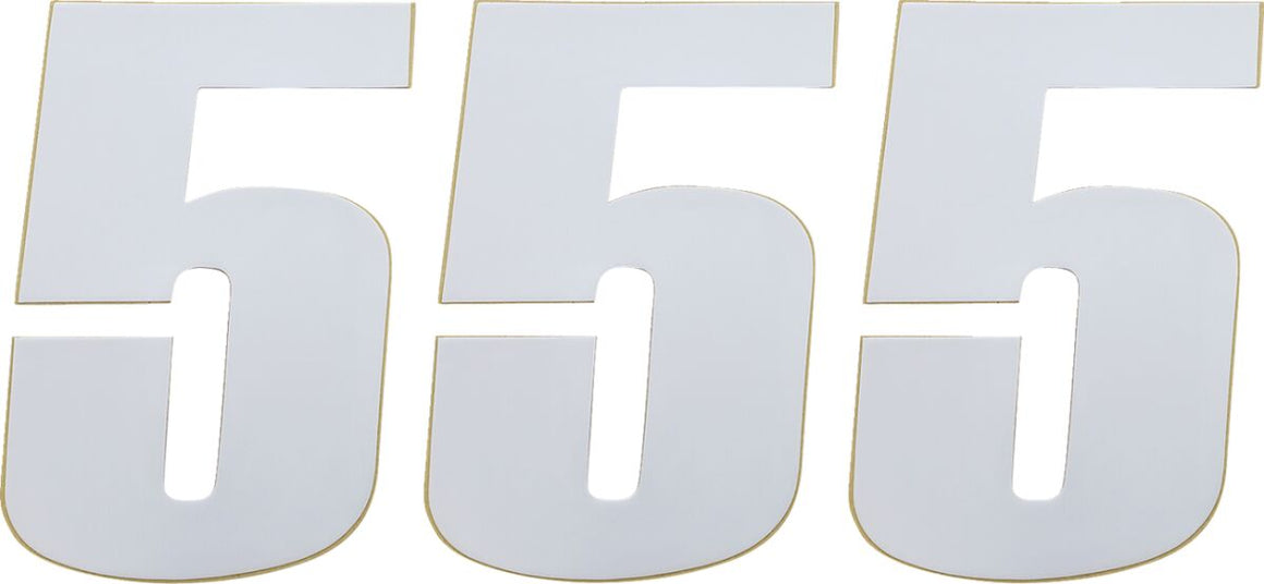 MOOSE Racing number moose #5 6 white wit | Femon Parts
