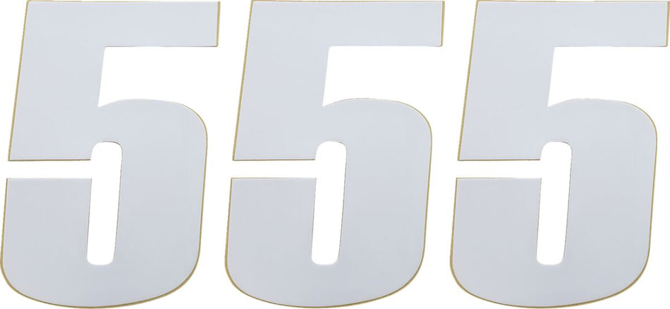 MOOSE Racing number moose #5 6 white wit | Femon Parts