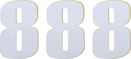 MOOSE Racing number moose #8 6 white wit | Femon Parts